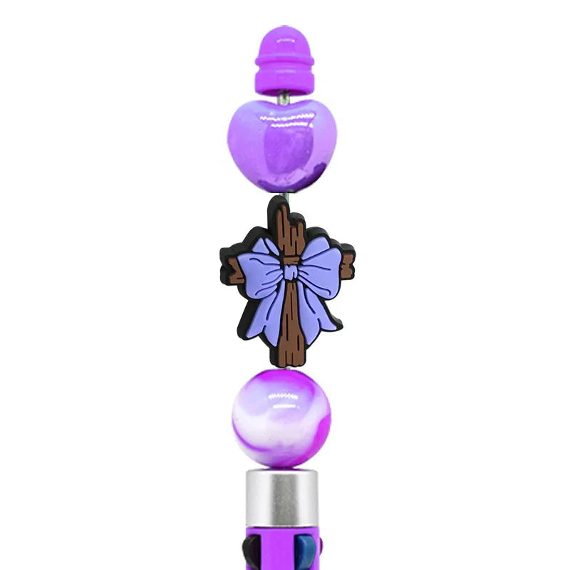 Cross Creative Bead Pen Silicone Focus Beads | Silicone Focal Bead for DIY Keychain & Pen Wrap