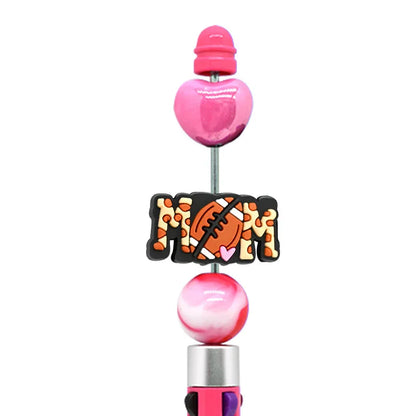 Pet Mom Ballpoint Pen Silicone Focus Beads