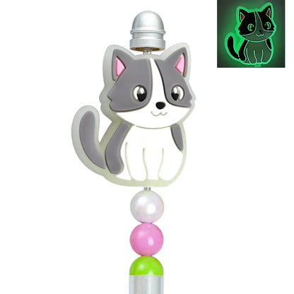 Cat Series Soft Fluorescent Silicone Focus Beads