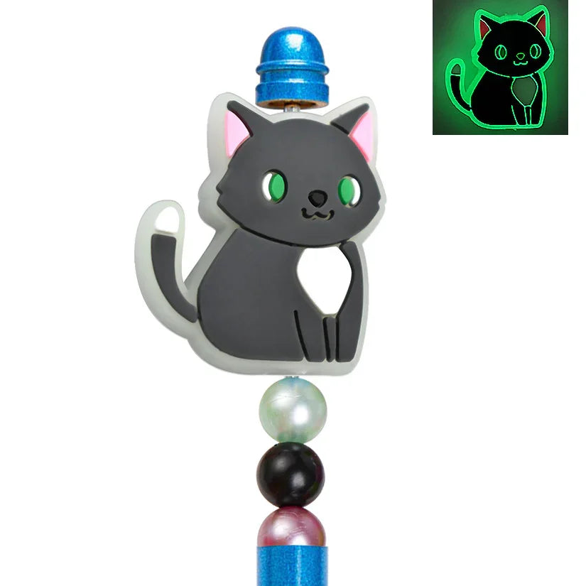 Cat Series Soft Fluorescent Silicone Focus Beads