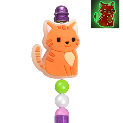 Cat Series Soft Fluorescent Silicone Focus Beads