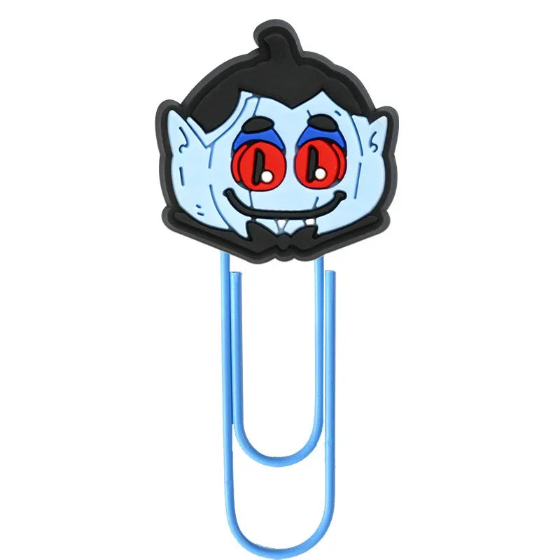Halloween Cartoon Bookmark Student Stationery Storage Paper Clip Horror Pumpkin Paper Clip