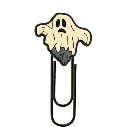 Halloween Cute Ghost Cartoon Colorful Paper Clips