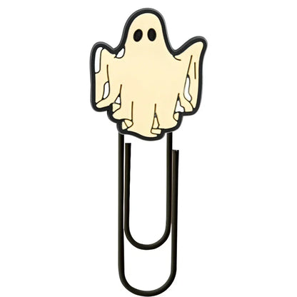 Halloween Cute Ghost Cartoon Colorful Paper Clips