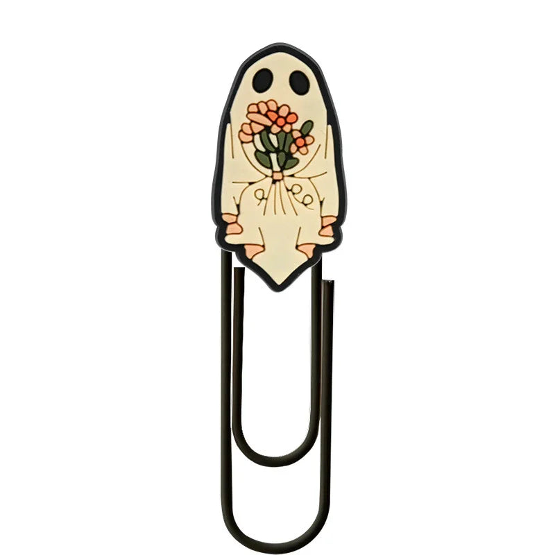 Halloween Cute Ghost Cartoon Colorful Paper Clips