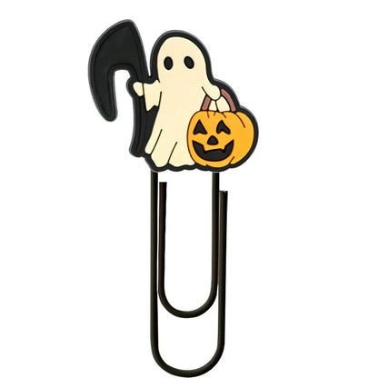 Halloween Cute Ghost Cartoon Colorful Paper Clips