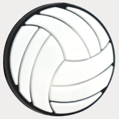 Ball Cartoon Beads Double-sided Pattern 3D Silicone Focus Beads