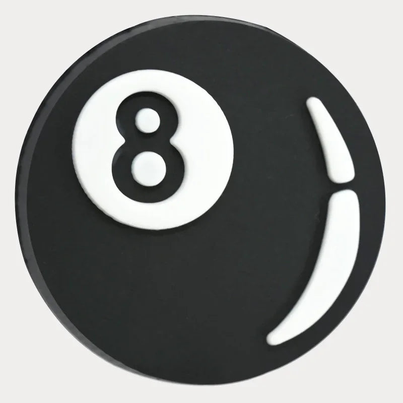 Ball Cartoon Beads Double-sided Pattern 3D Silicone Focus Beads