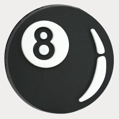 Ball Cartoon Beads Double-sided Pattern 3D Silicone Focus Beads
