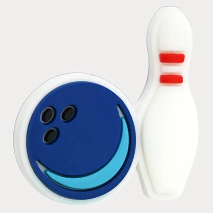 Ball Cartoon Beads Double-sided Pattern 3D Silicone Focus Beads