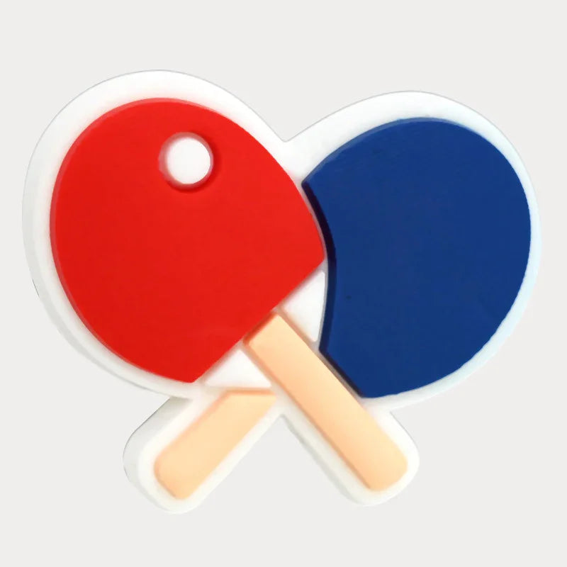Ball Cartoon Beads Double-sided Pattern 3D Silicone Focus Beads