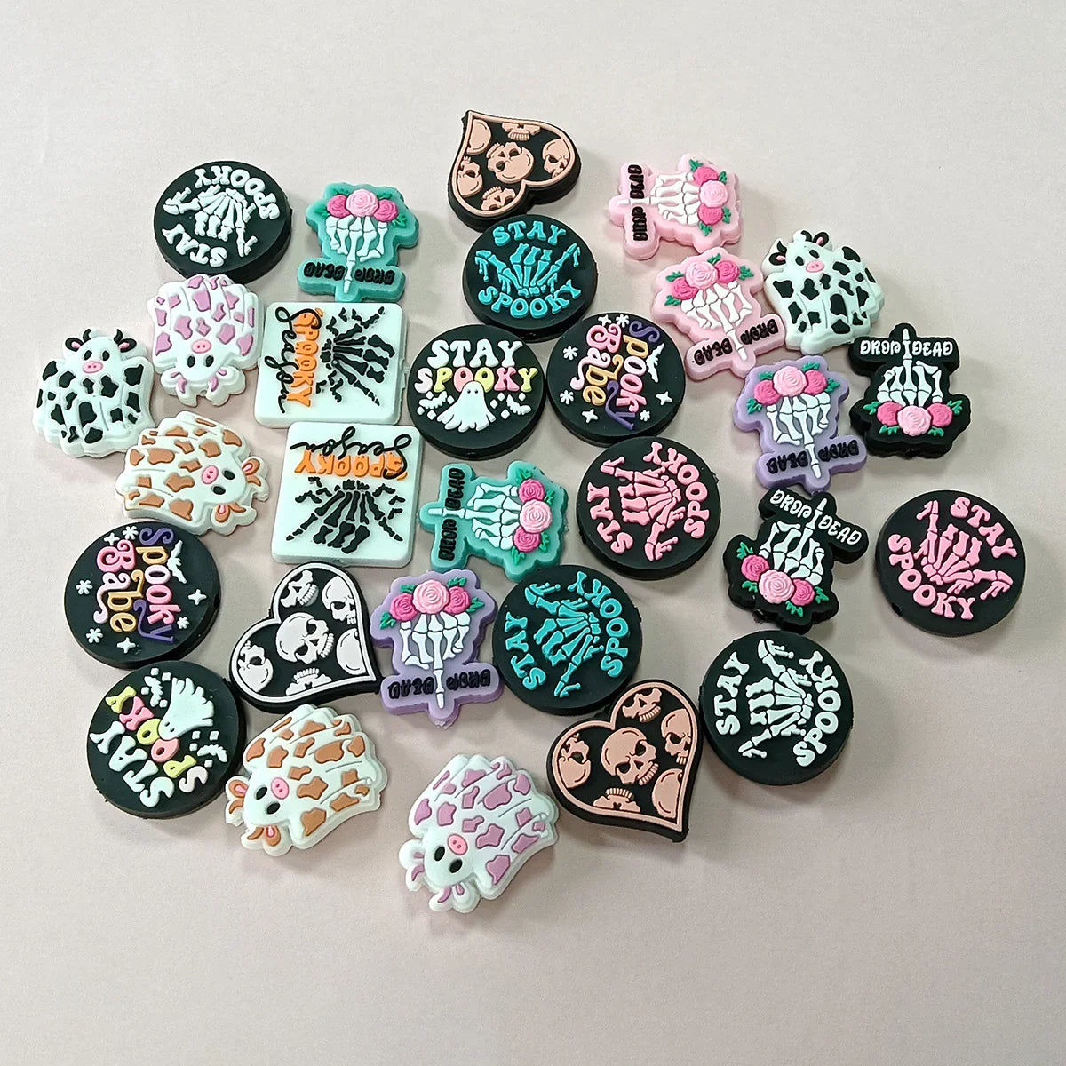 Halloween Cartoon Bead Pen Silicone Focus Beads
