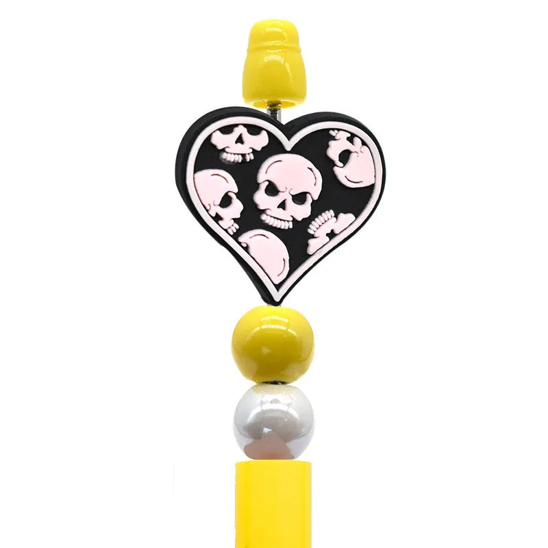 Halloween Cartoon Bead Pen Silicone Focus Beads