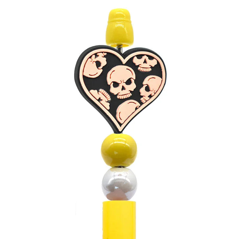 Halloween Cartoon Bead Pen Silicone Focus Beads