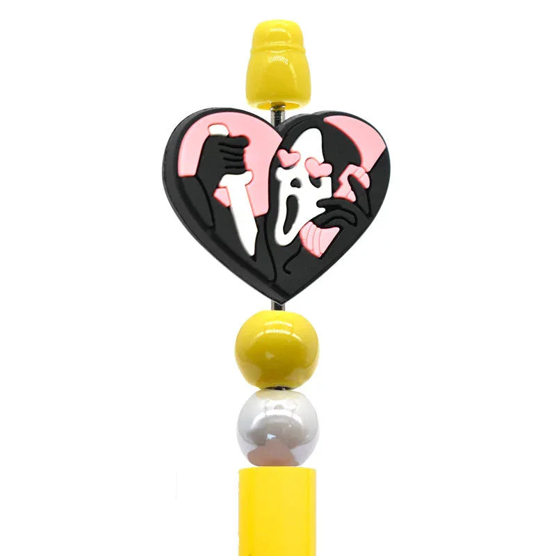 Halloween Cartoon Bead Pen Silicone Focus Beads