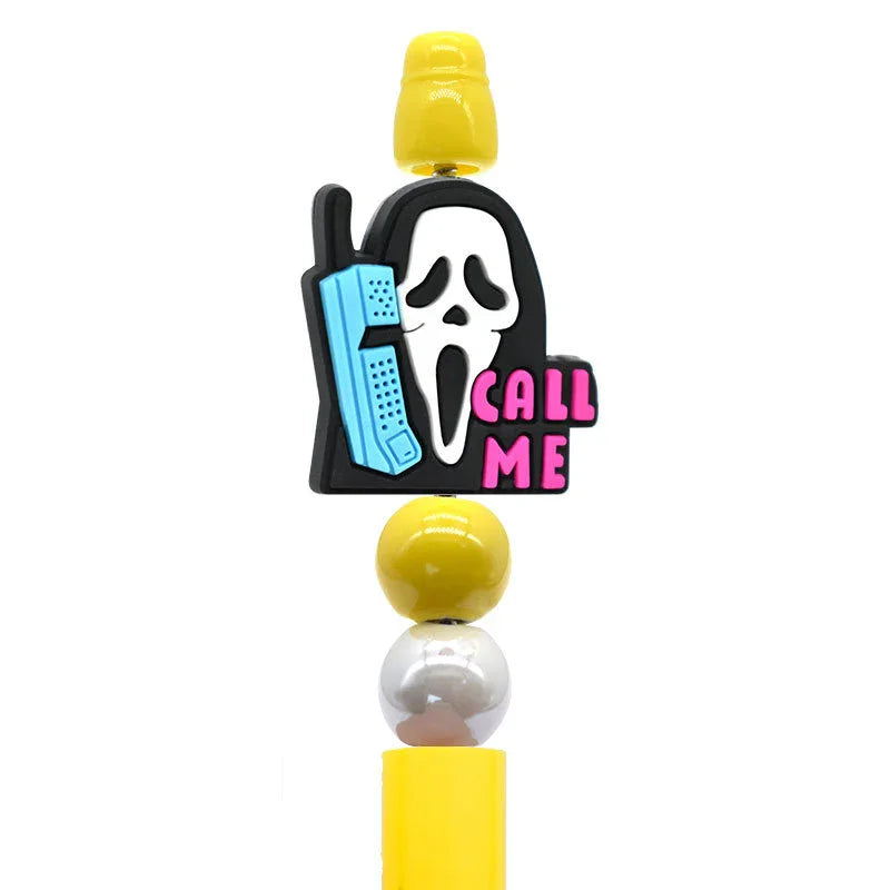 Halloween Cartoon Bead Pen Silicone Focus Beads