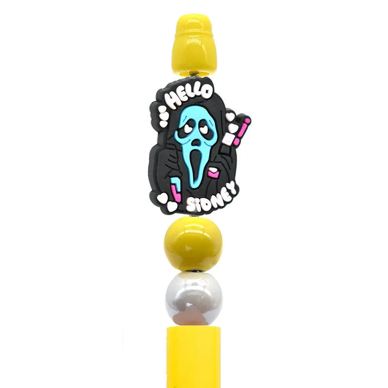 Halloween Cartoon Bead Pen Silicone Focus Beads