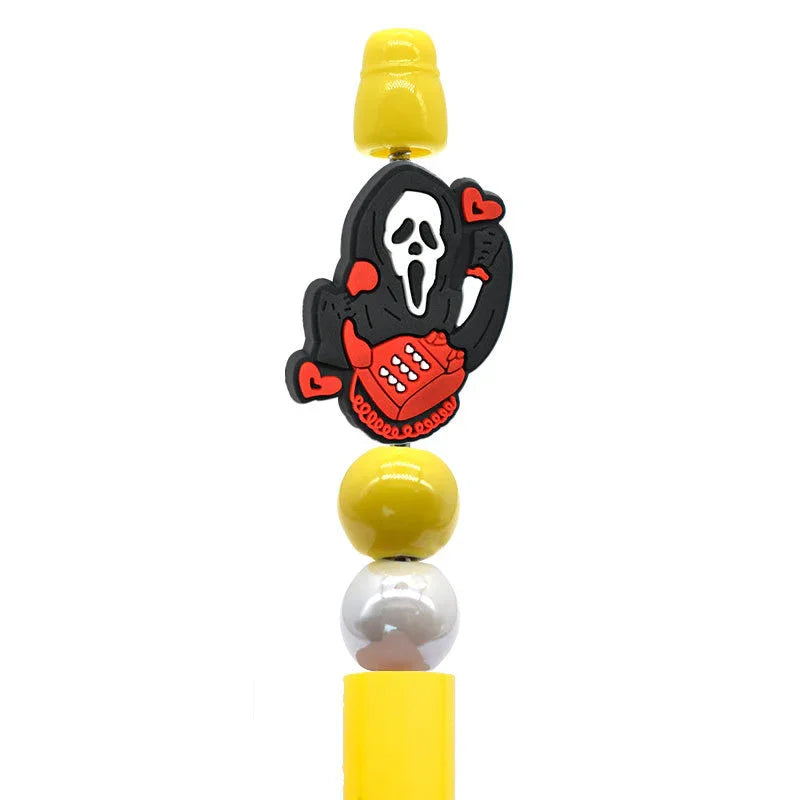 Halloween Cartoon Bead Pen Silicone Focus Beads