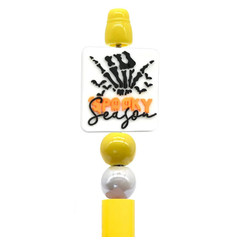Halloween Cartoon Bead Pen Silicone Focus Beads