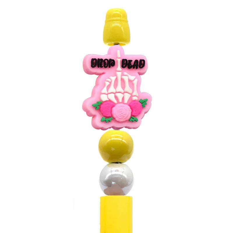 Halloween Cartoon Bead Pen Silicone Focus Beads