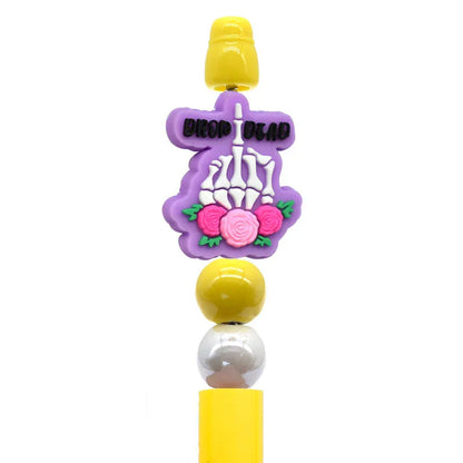 Halloween Cartoon Bead Pen Silicone Focus Beads