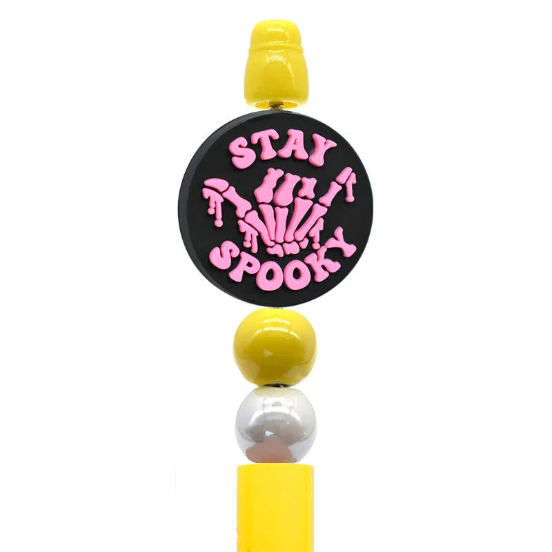 Halloween Cartoon Bead Pen Silicone Focus Beads
