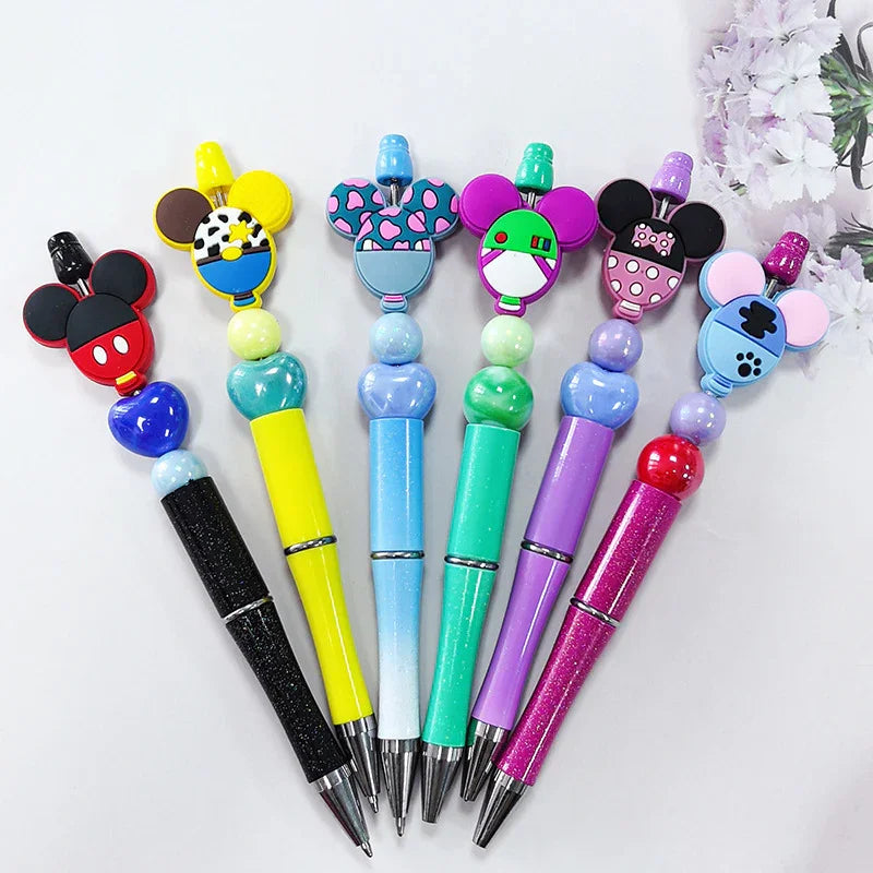 Colorful Cartoon Mickey Silicone Focal Beads - Beadable Cat