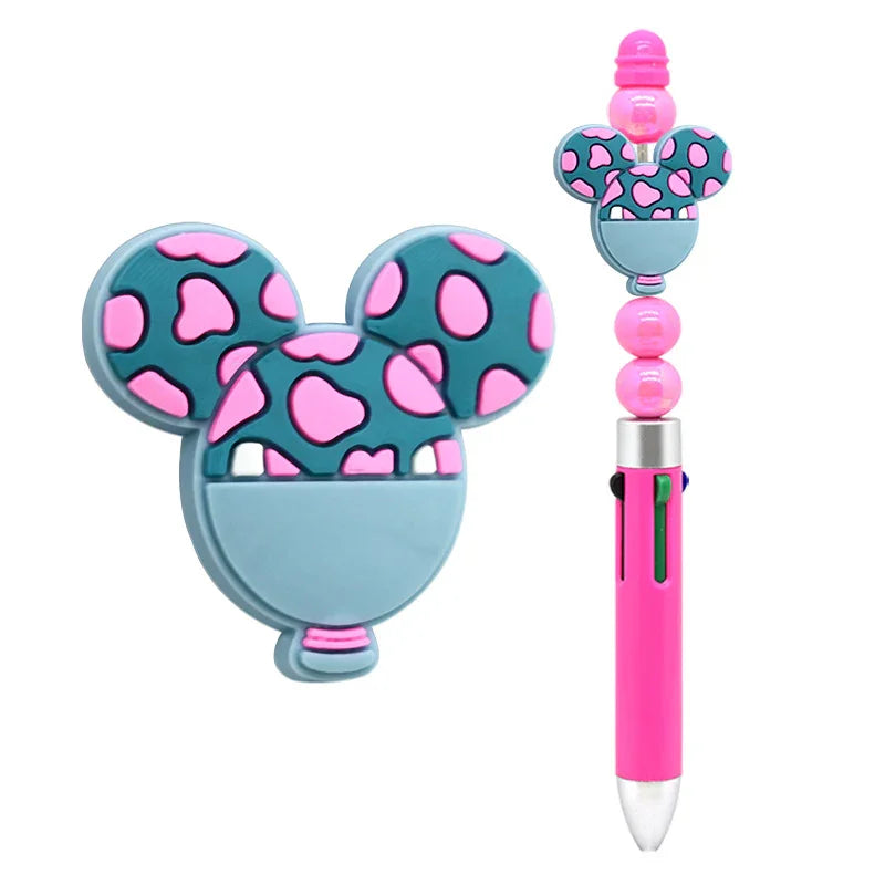 Colorful Cartoon Mickey Silicone Focal Beads - Beadable Cat