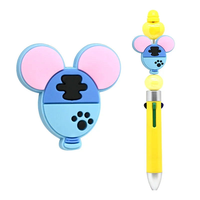 Colorful Cartoon Mickey Silicone Focus Beads