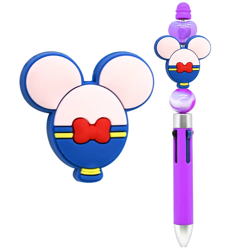 Colorful Cartoon Mickey Silicone Focal Beads - Beadable Cat
