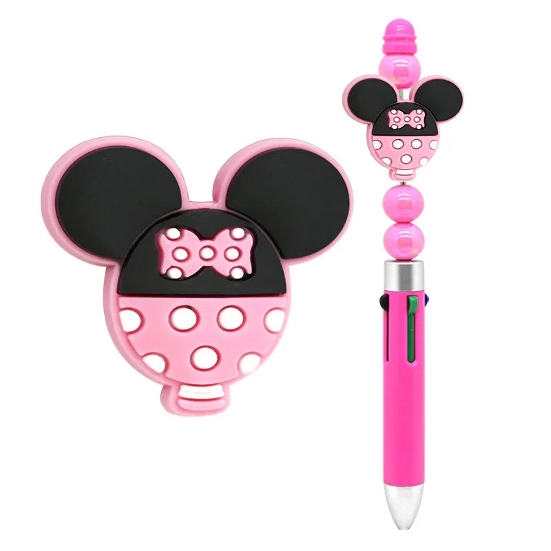 Colorful Cartoon Mickey Silicone Focus Beads