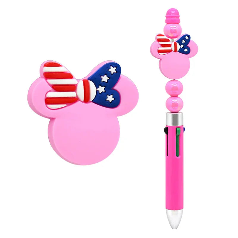 Colorful Cartoon Mickey Silicone Focus Beads