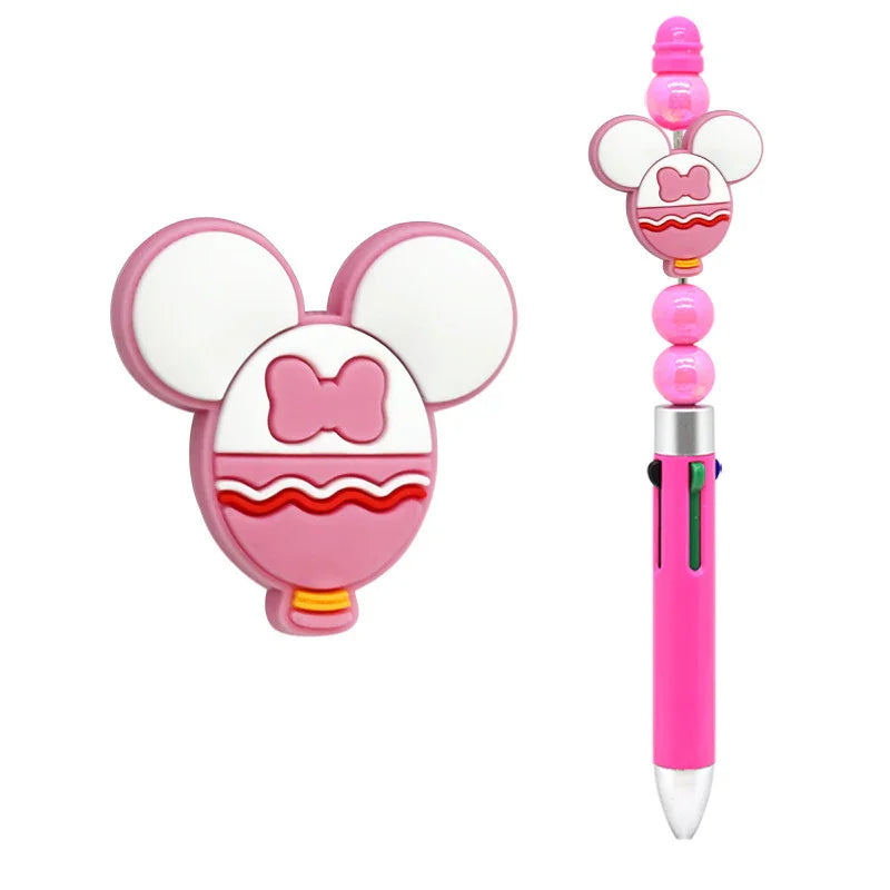 Colorful Cartoon Mickey Silicone Focal Beads - Beadable Cat