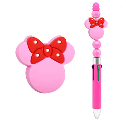 Colorful Cartoon Mickey Silicone Focus Beads