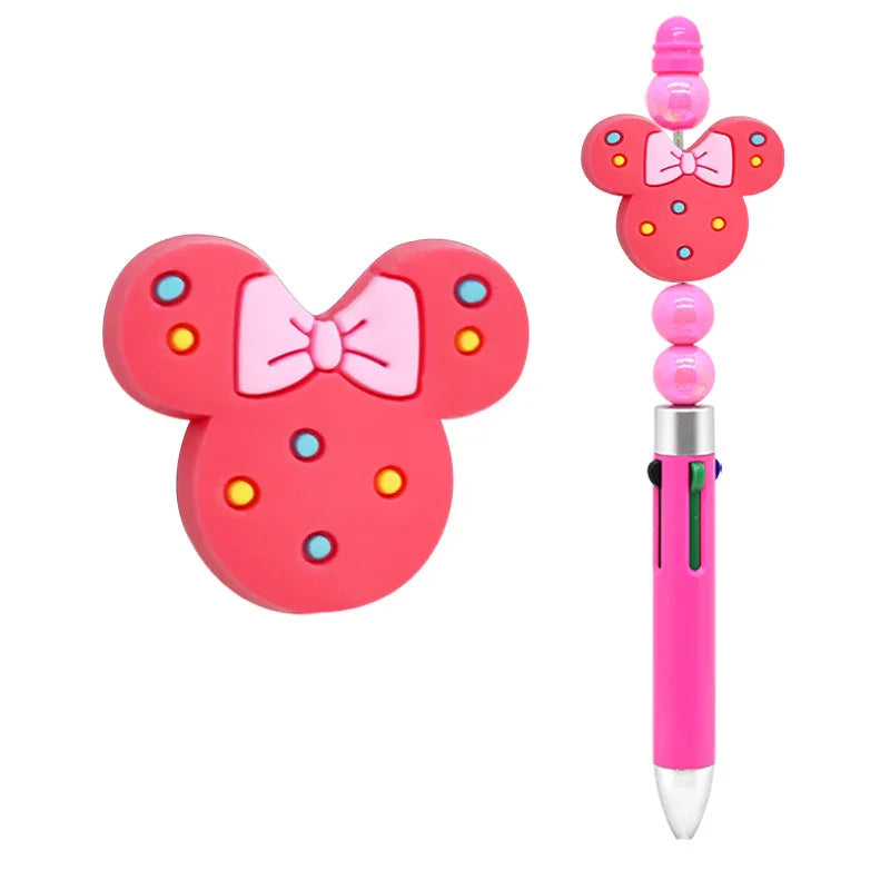 Colorful Cartoon Mickey Silicone Focus Beads