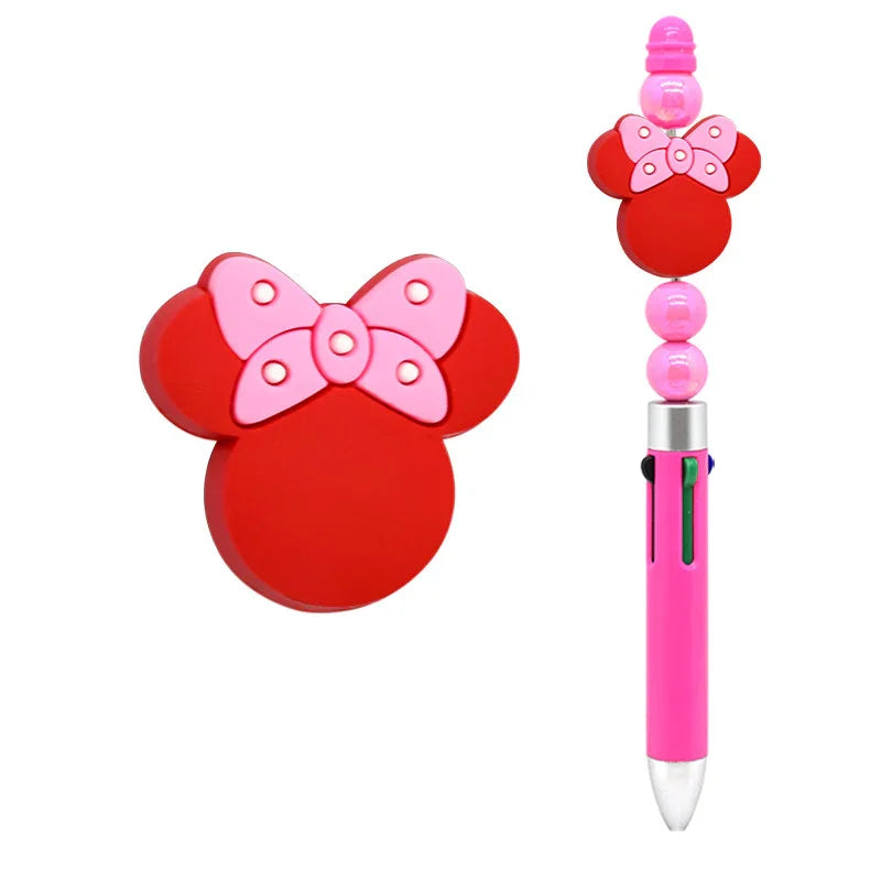 Colorful Cartoon Mickey Silicone Focus Beads