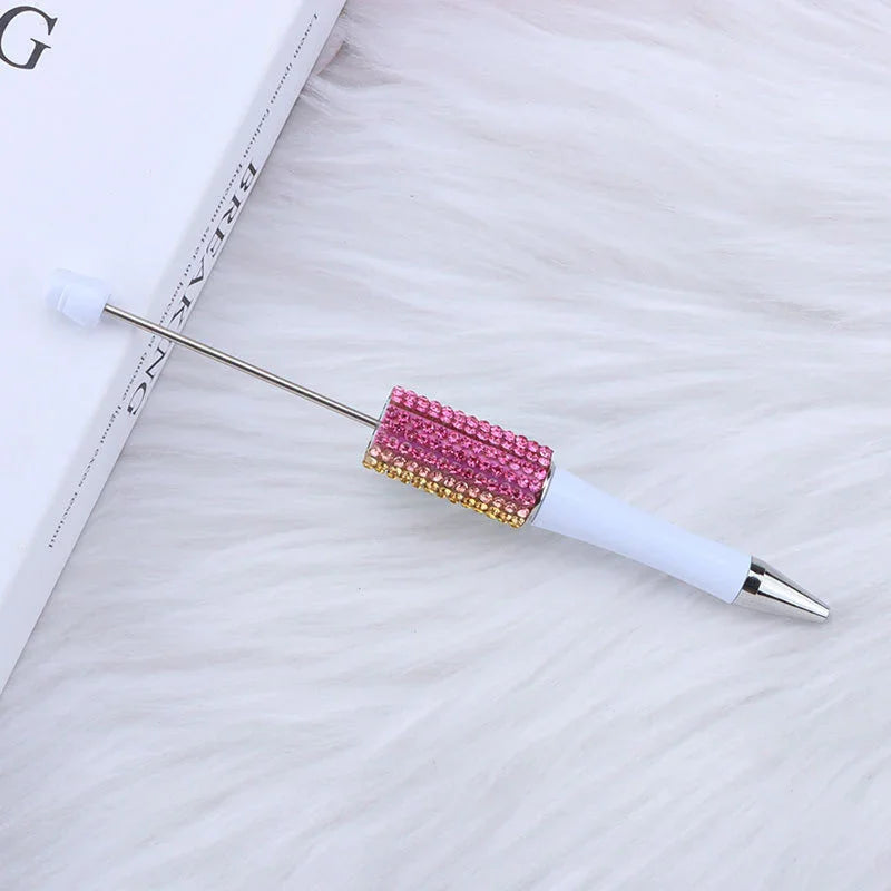 DIY Gradient Diamond Color AB Diamond Bead Pen | DIY Beadable Pen Craft Gift Idea
