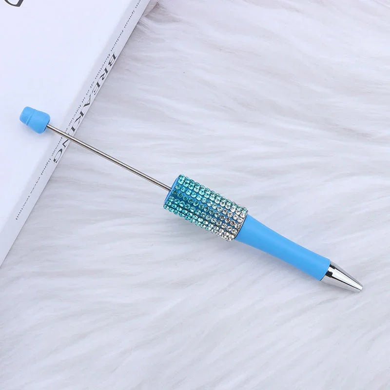 DIY Gradient Diamond Color AB Diamond Bead Pen | DIY Beadable Pen Craft Gift Idea