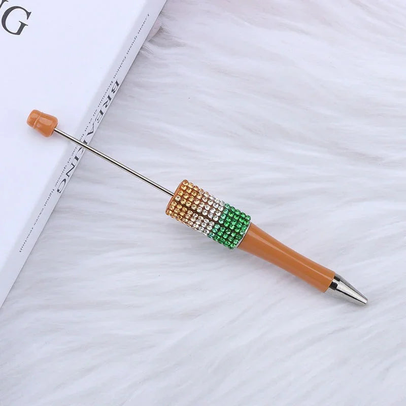 DIY Gradient Diamond Color AB Diamond Bead Pen | DIY Beadable Pen Craft Gift Idea