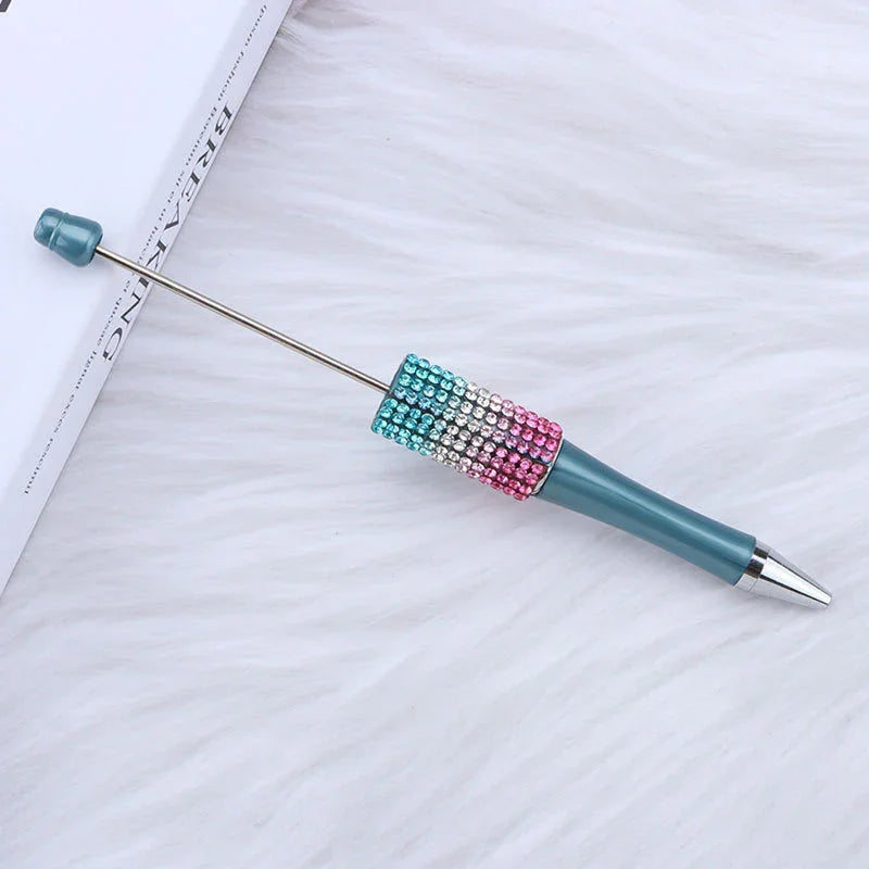 DIY Gradient Diamond Color AB Diamond Bead Pen | DIY Beadable Pen Craft Gift Idea