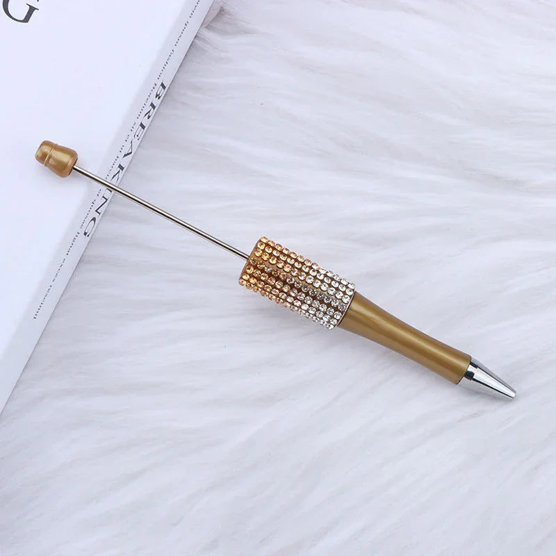 DIY Gradient Diamond Color AB Diamond Bead Pen | DIY Beadable Pen Craft Gift Idea