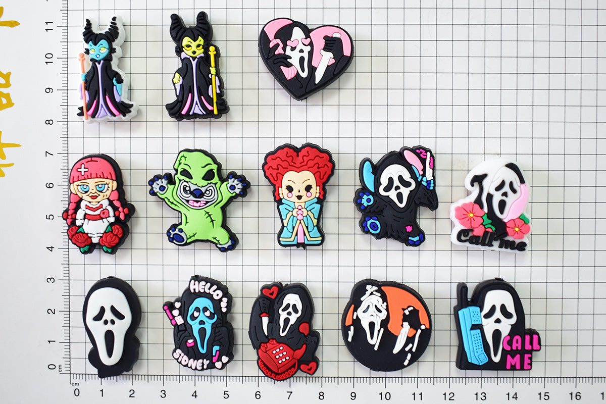 Halloween Creative Bead Jewelry Silicone Focus Beads（No Pen）
