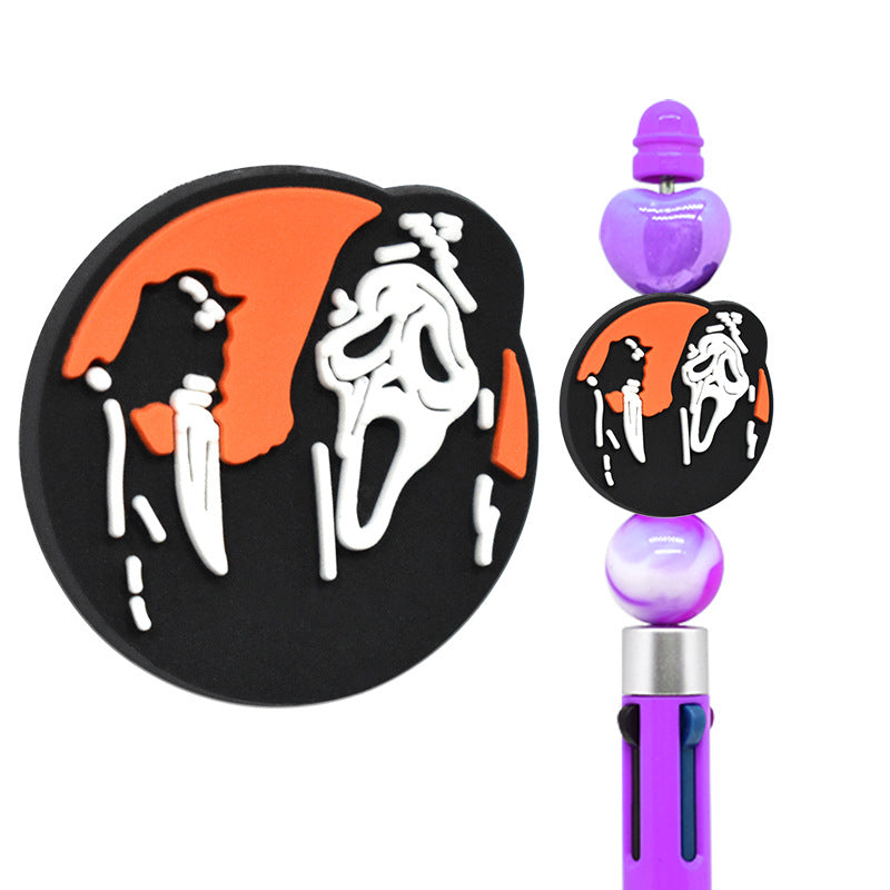 Halloween Creative Bead Jewelry Silicone Focus Beads（No Pen）