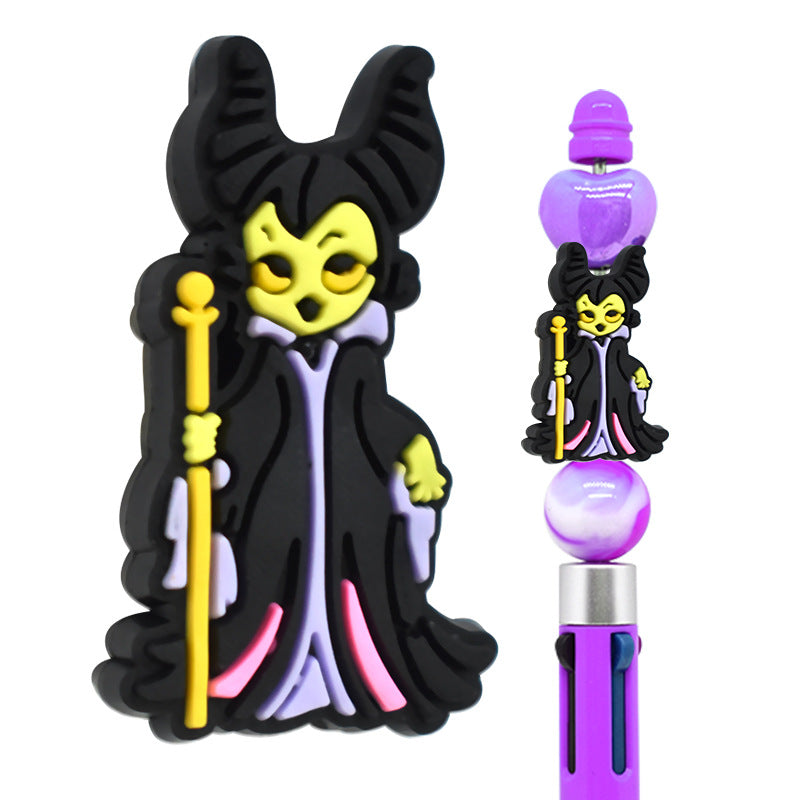 Halloween Creative Bead Jewelry Silicone Focus Beads（No Pen）