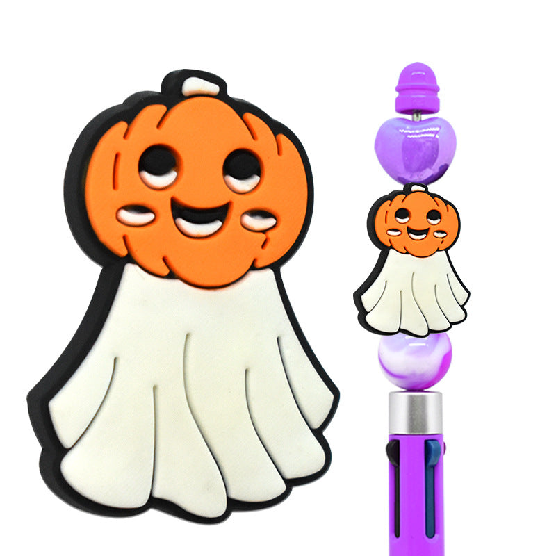 Halloween Creative Bead Jewelry Silicone Focus Beads（No Pen）