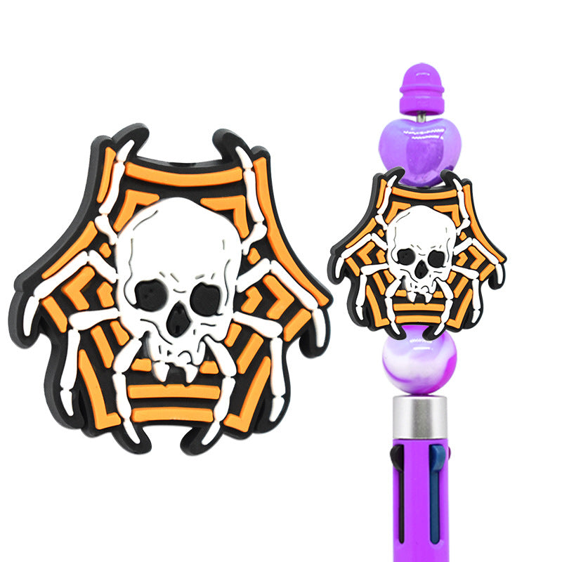 Halloween Creative Bead Jewelry Silicone Focus Beads（No Pen）