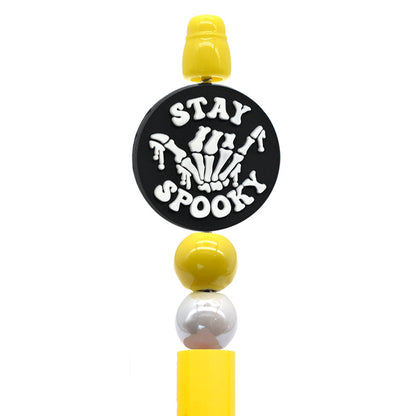 Halloween Creative Bead Jewelry Silicone Focus Beads（No Pen）