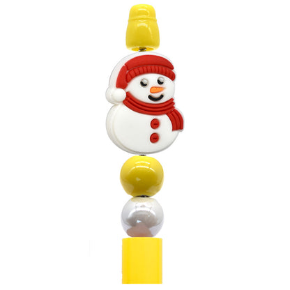 Christmas Pen Beaded Party Decoration Silicone Centerpiece Beads（no pen）