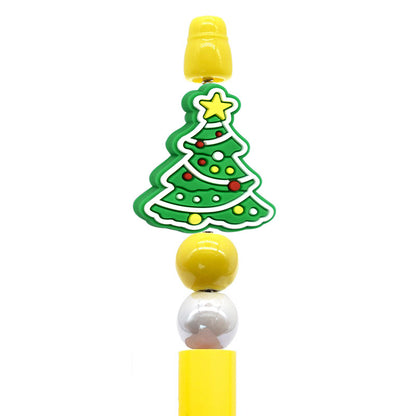 Christmas Pen Beaded Party Decoration Silicone Centerpiece Beads（no pen）