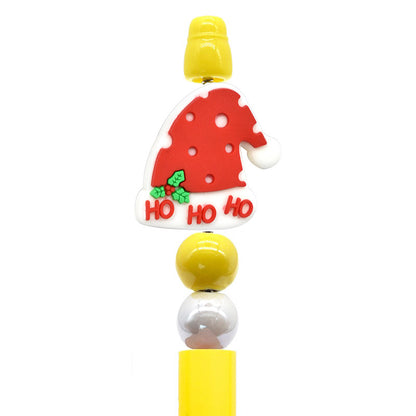 Christmas Pen Beaded Party Decoration Silicone Centerpiece Beads（no pen）